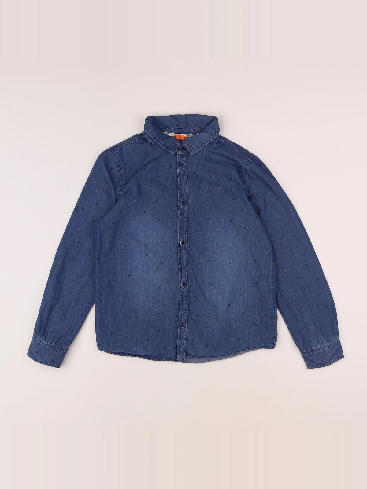 Tape à l'oeil - chemise bleu - 10 ans