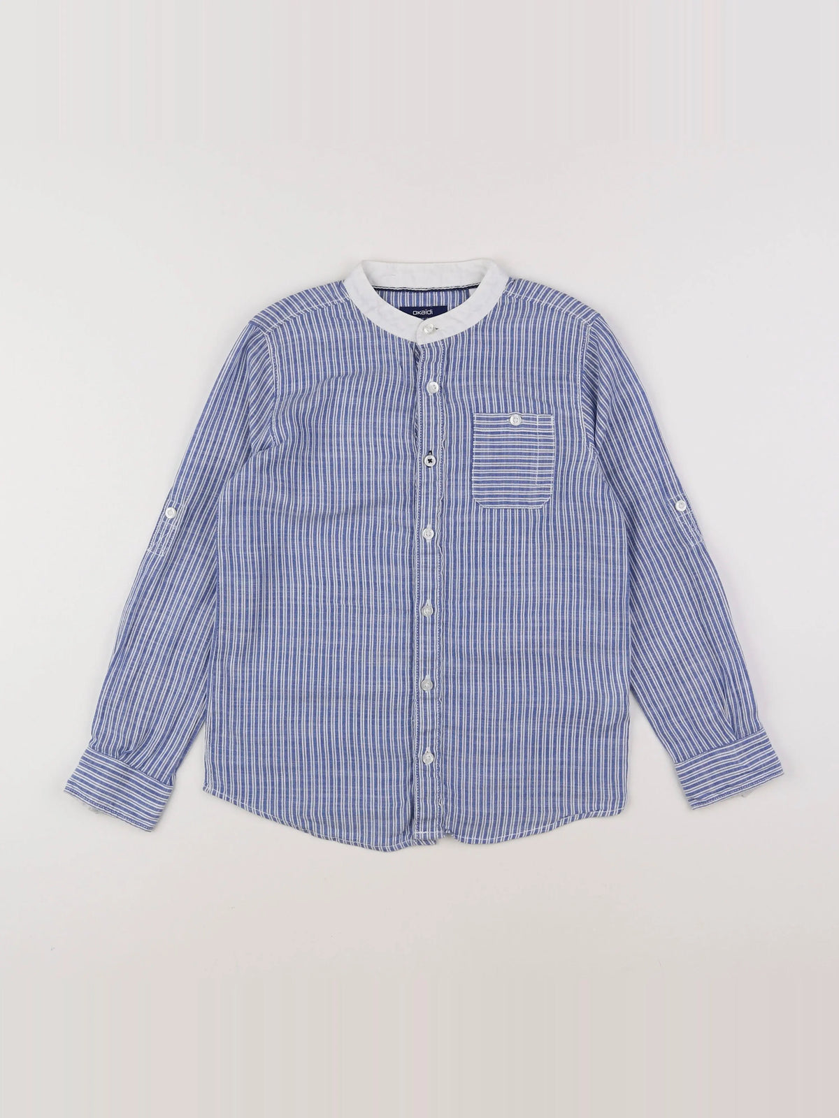 Okaidi - chemise bleu - 8 ans