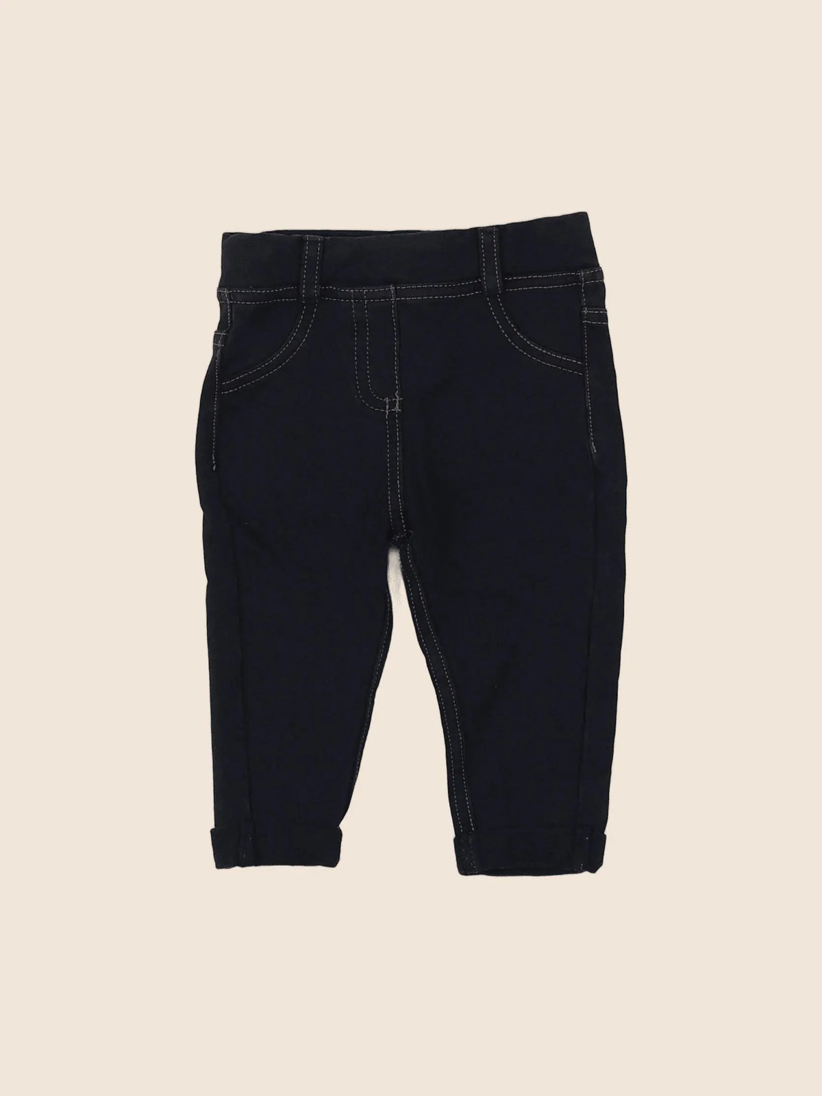 Tape à l'oeil - jegging bleu - 6 mois