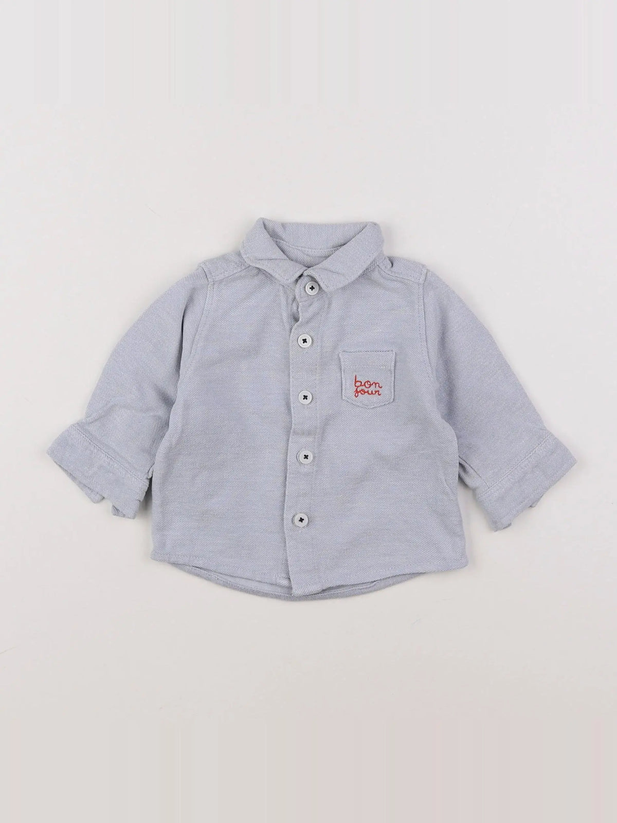 Tape à l'oeil - chemise bleu - 3 mois