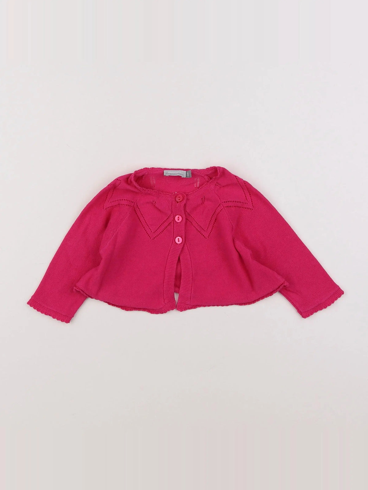 Catimini - gilet rose - 6 mois