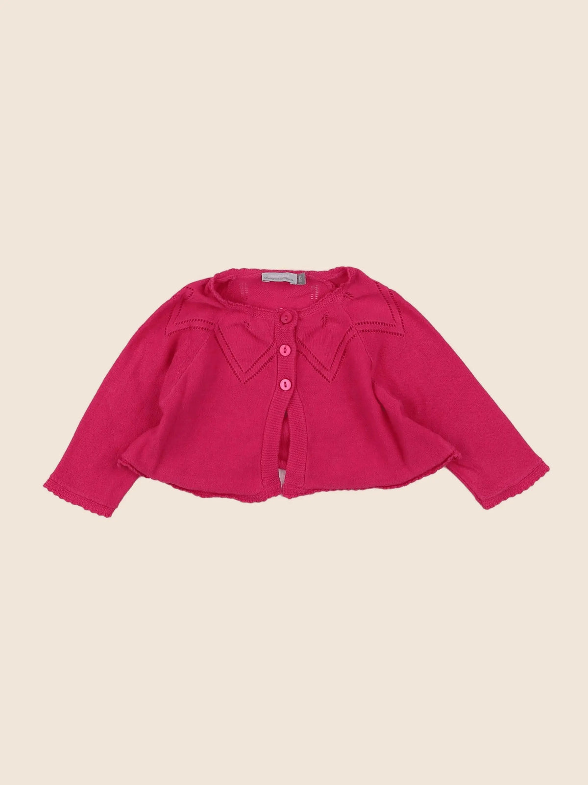 Catimini - gilet rose - 6 mois