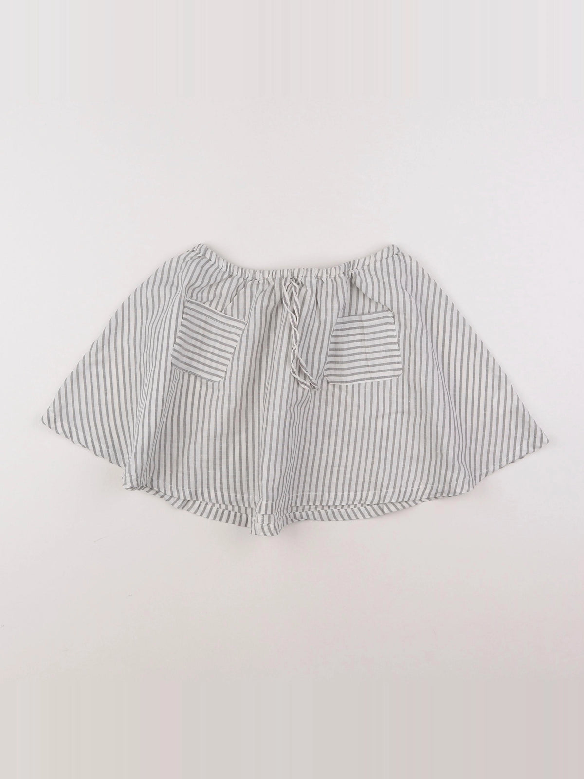 Buho - jupe gris, blanc - 8 ans