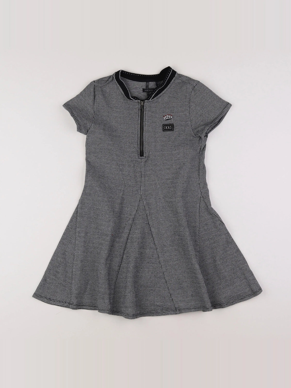 IKKS - robe noir - 8 ans