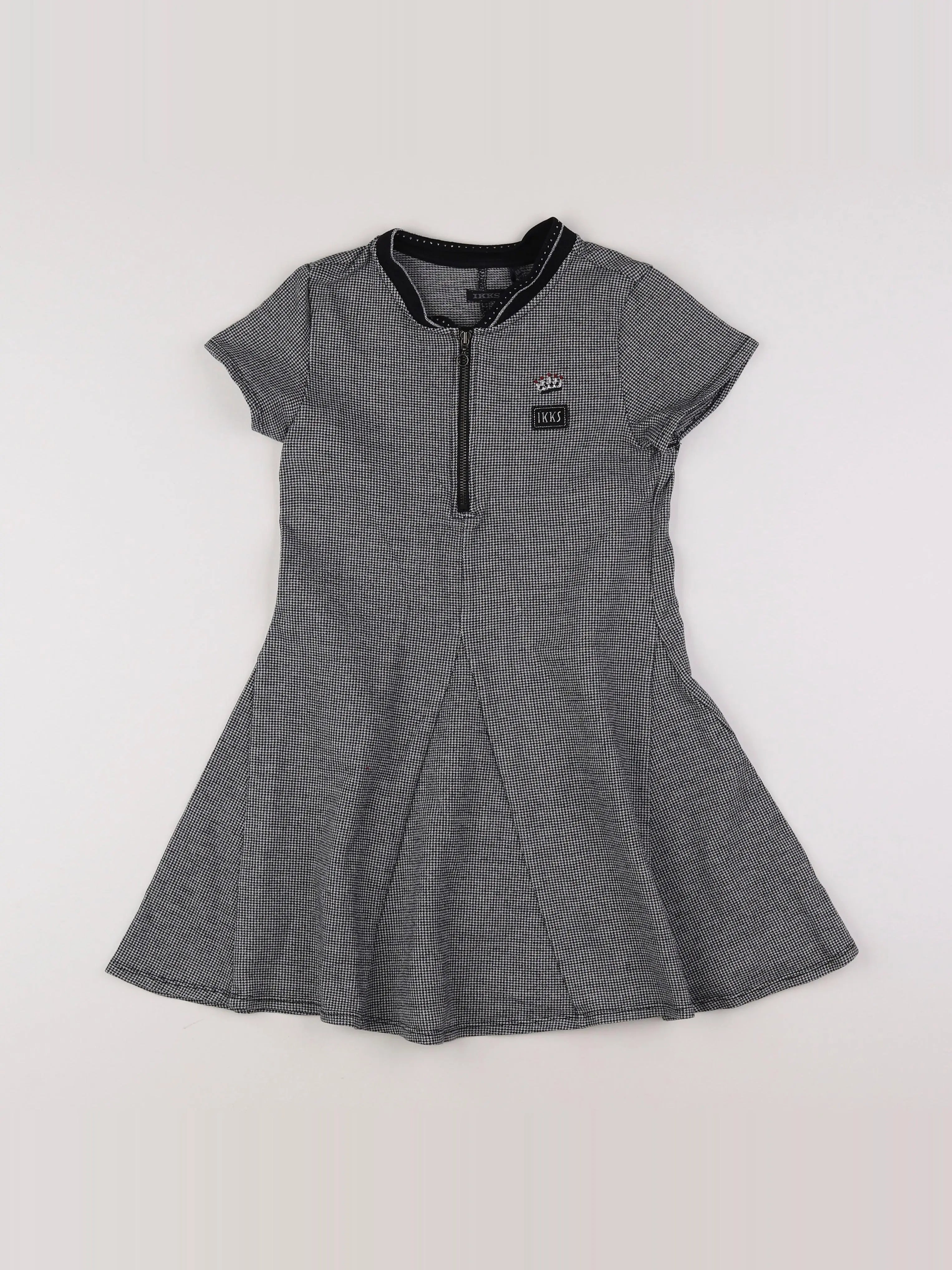 IKKS - robe noir - 8 ans