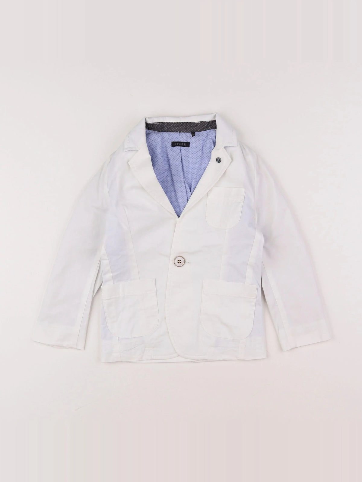 IKKS - veste blanc - 4 ans