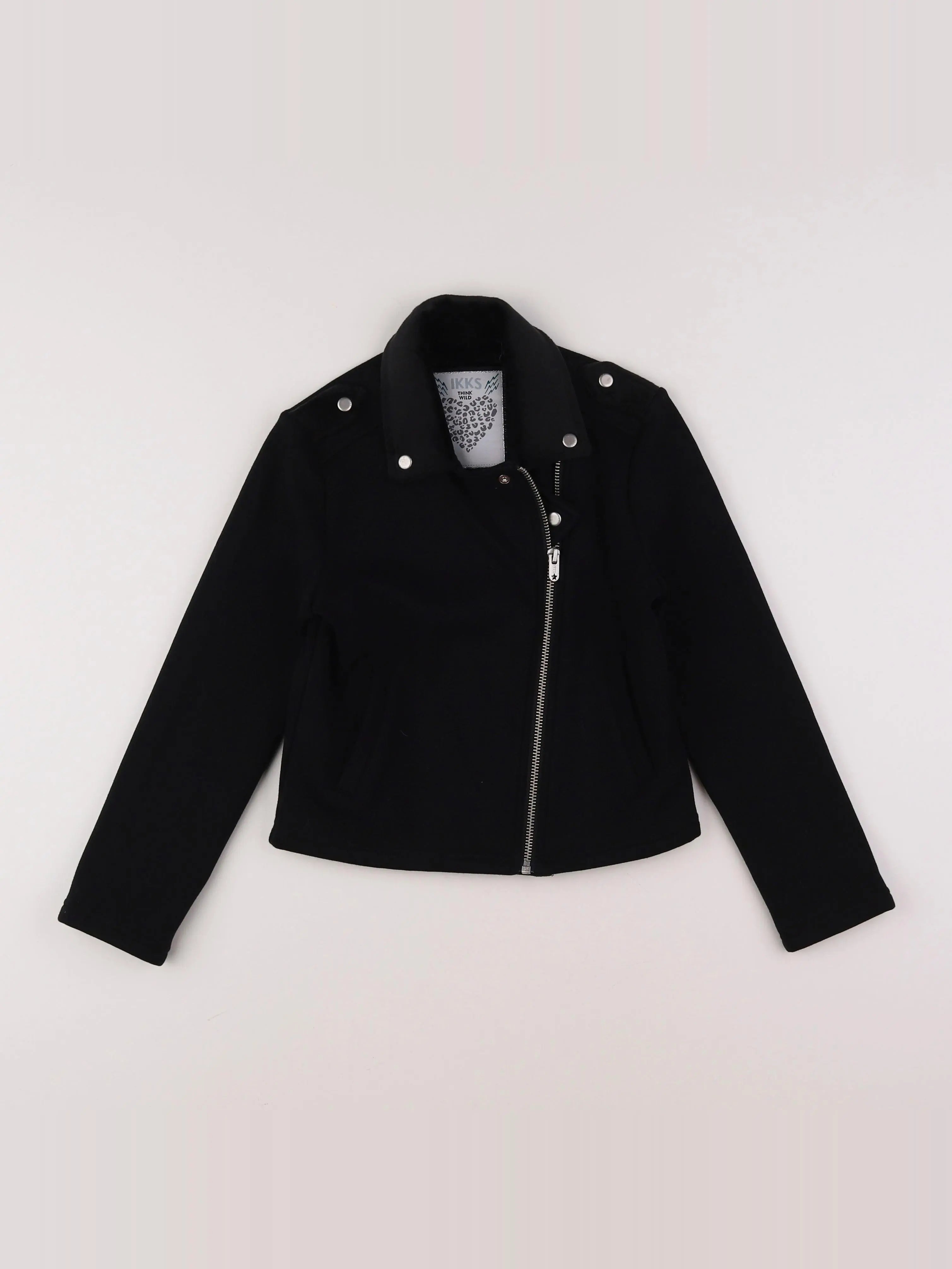 IKKS - veste imprimé au dos noir - 8 ans