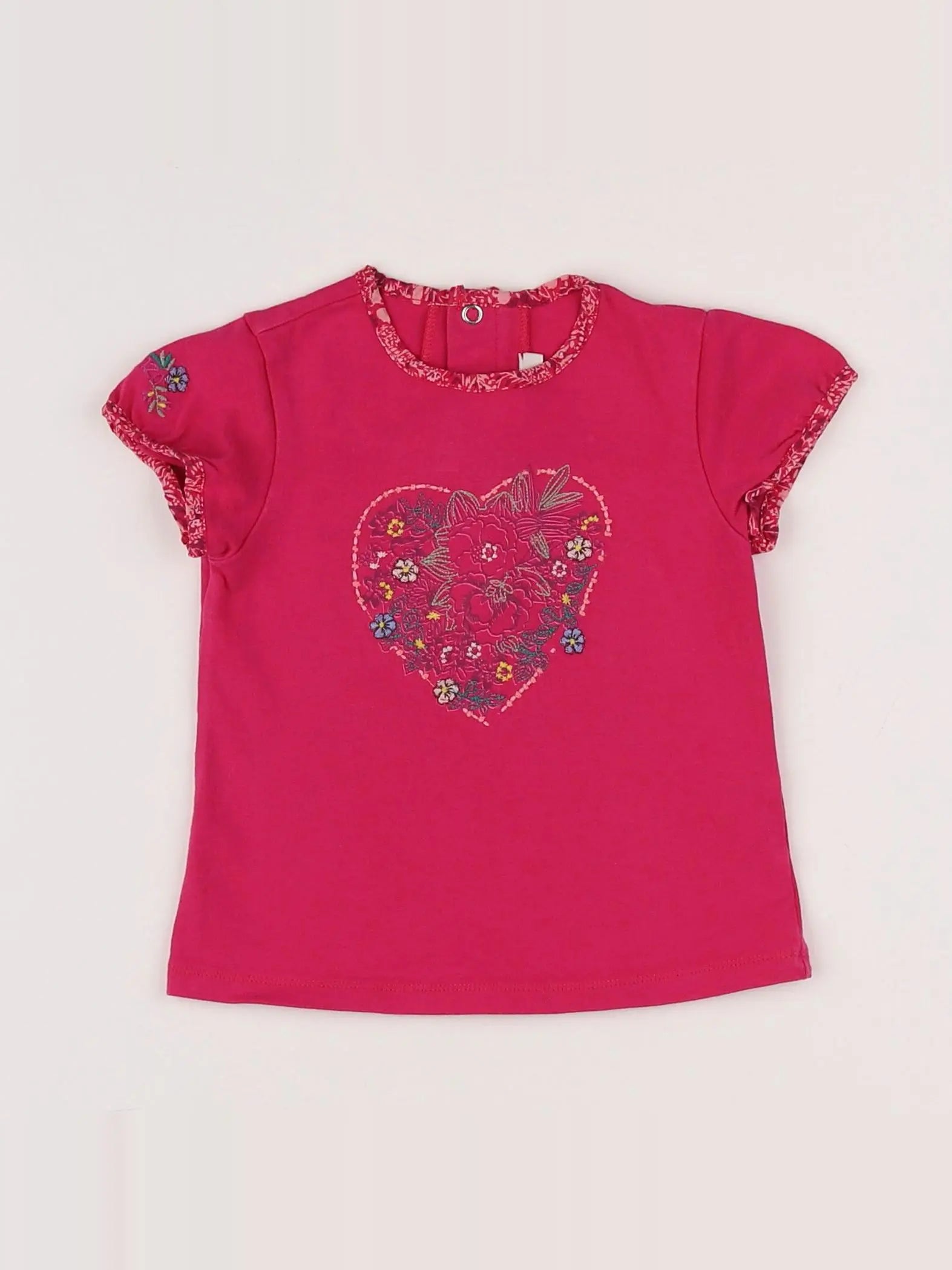 Kenzo - tee-shirt rose - 12 mois