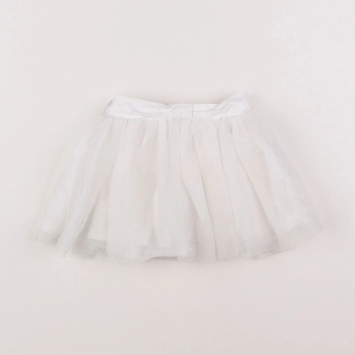 Vertbaudet - jupe blanc - 12 mois