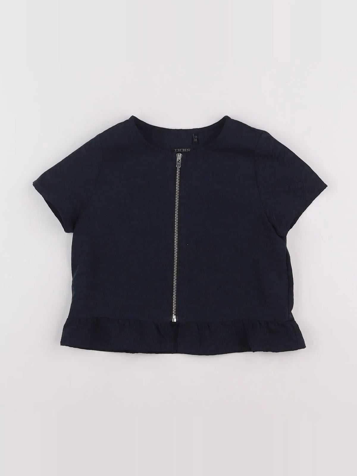 IKKS - gilet bleu - 6 ans