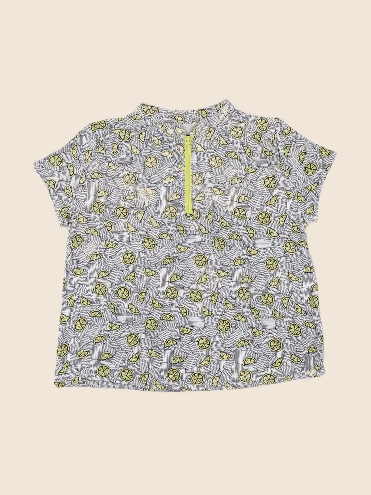 IKKS - blouse bleu, jaune - 6 ans