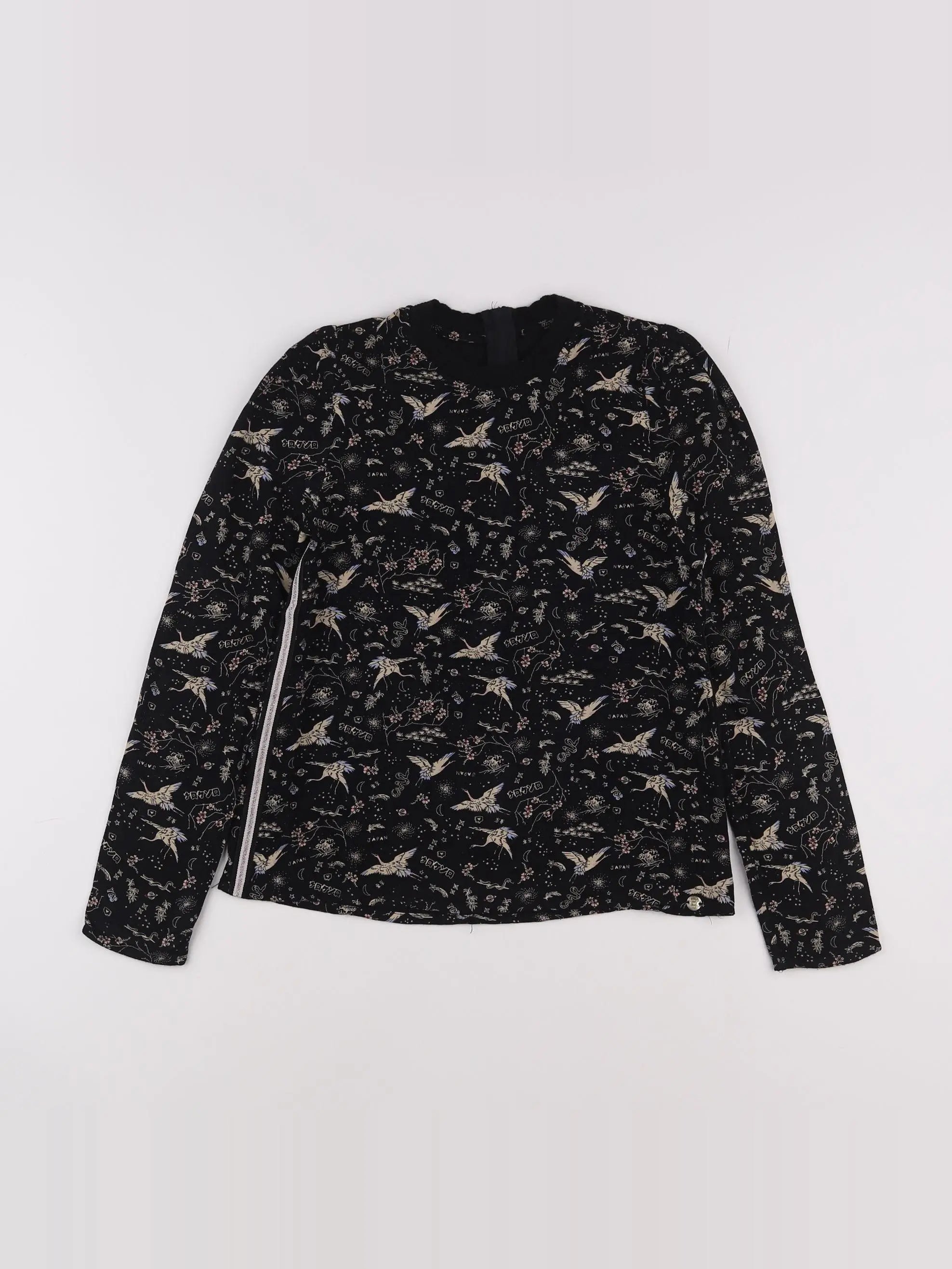 IKKS - blouse noir - 10 ans