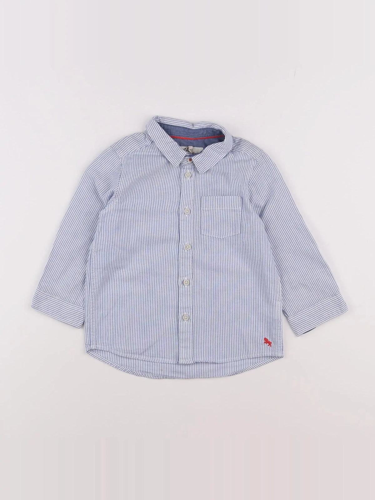 H&M - chemise bleu - 18 mois à 2 ans