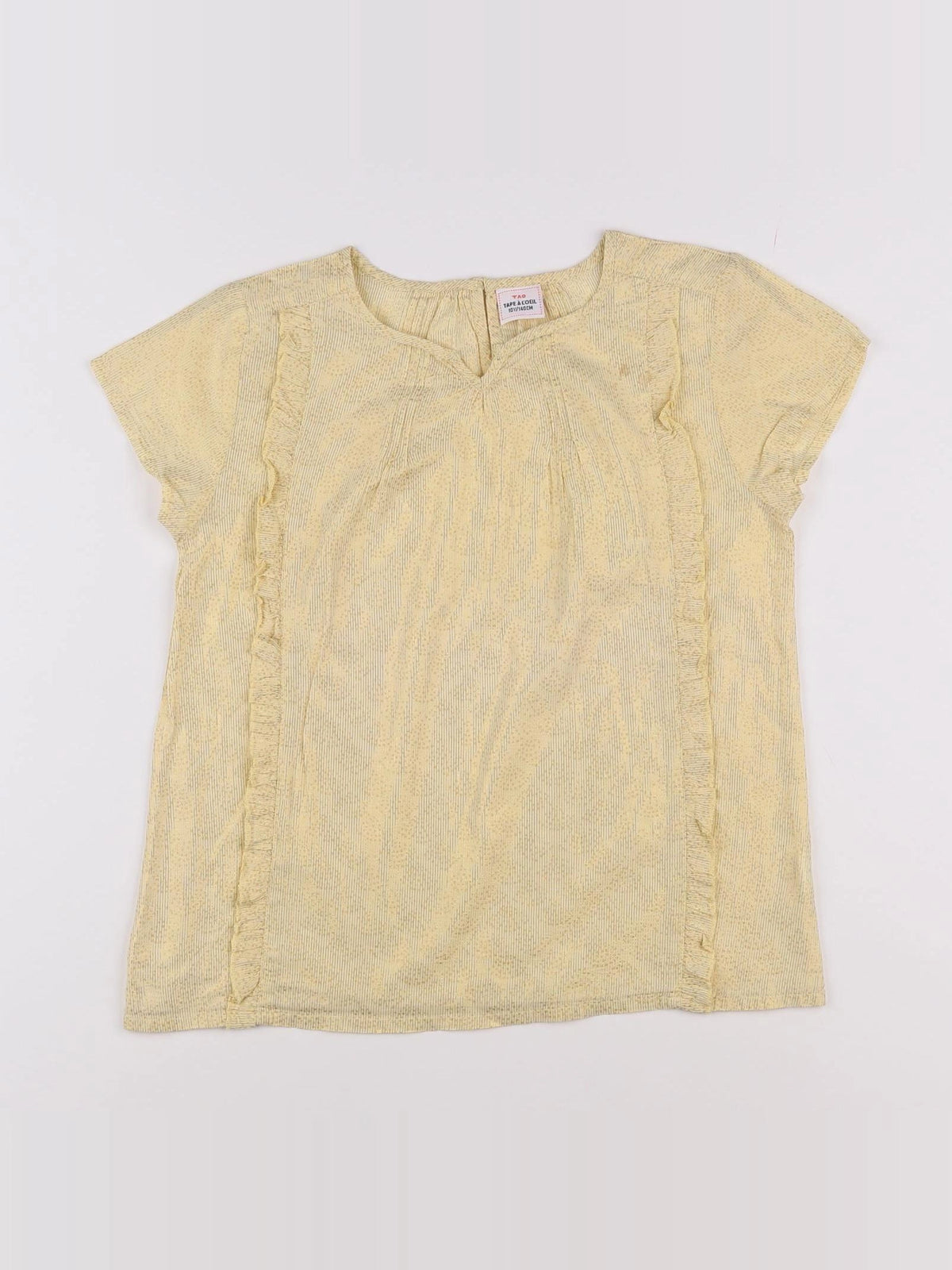 Tape à l'oeil - blouse jaune, or - 10 ans
