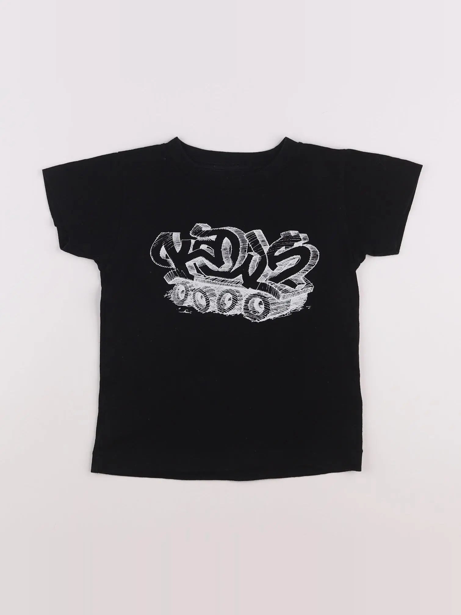 Uniqlo - tee-shirt noir - 3 ans