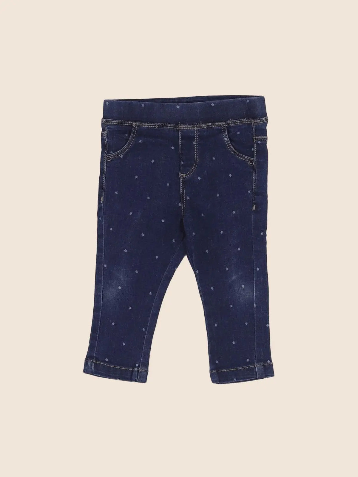 Vertbaudet - jegging bleu - 9 mois