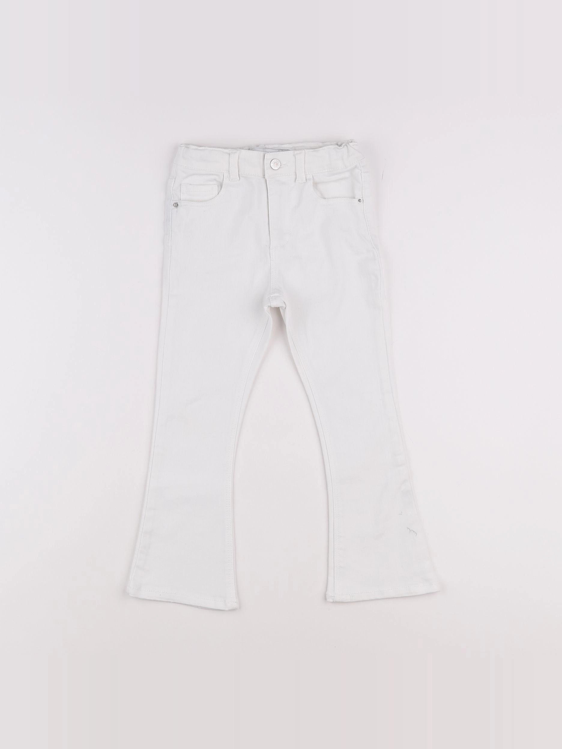 Zara - jean blanc - 4/5 ans