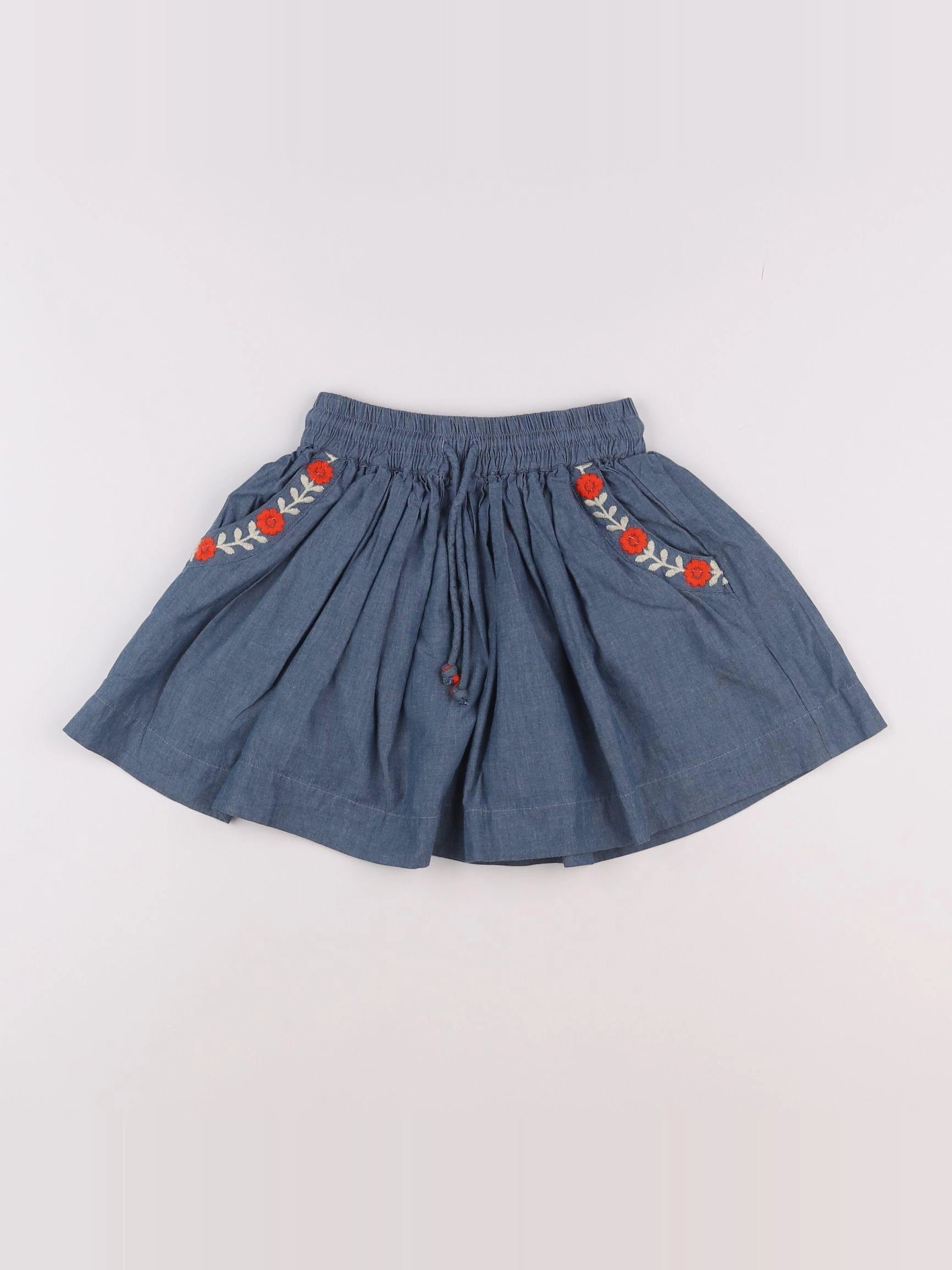 Zara - pantalon bleu - 7 ans