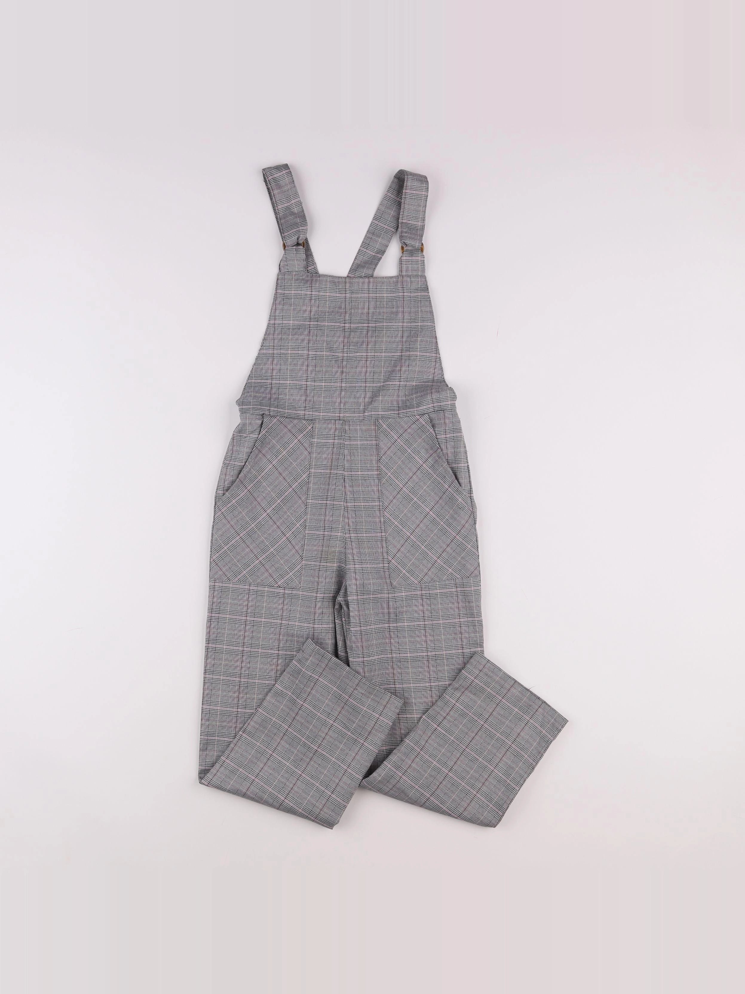 Buissonnière - salopette gris - 8 ans