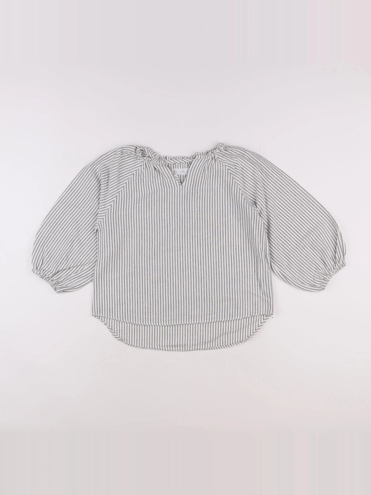 Zara - blouse gris - 10 ans