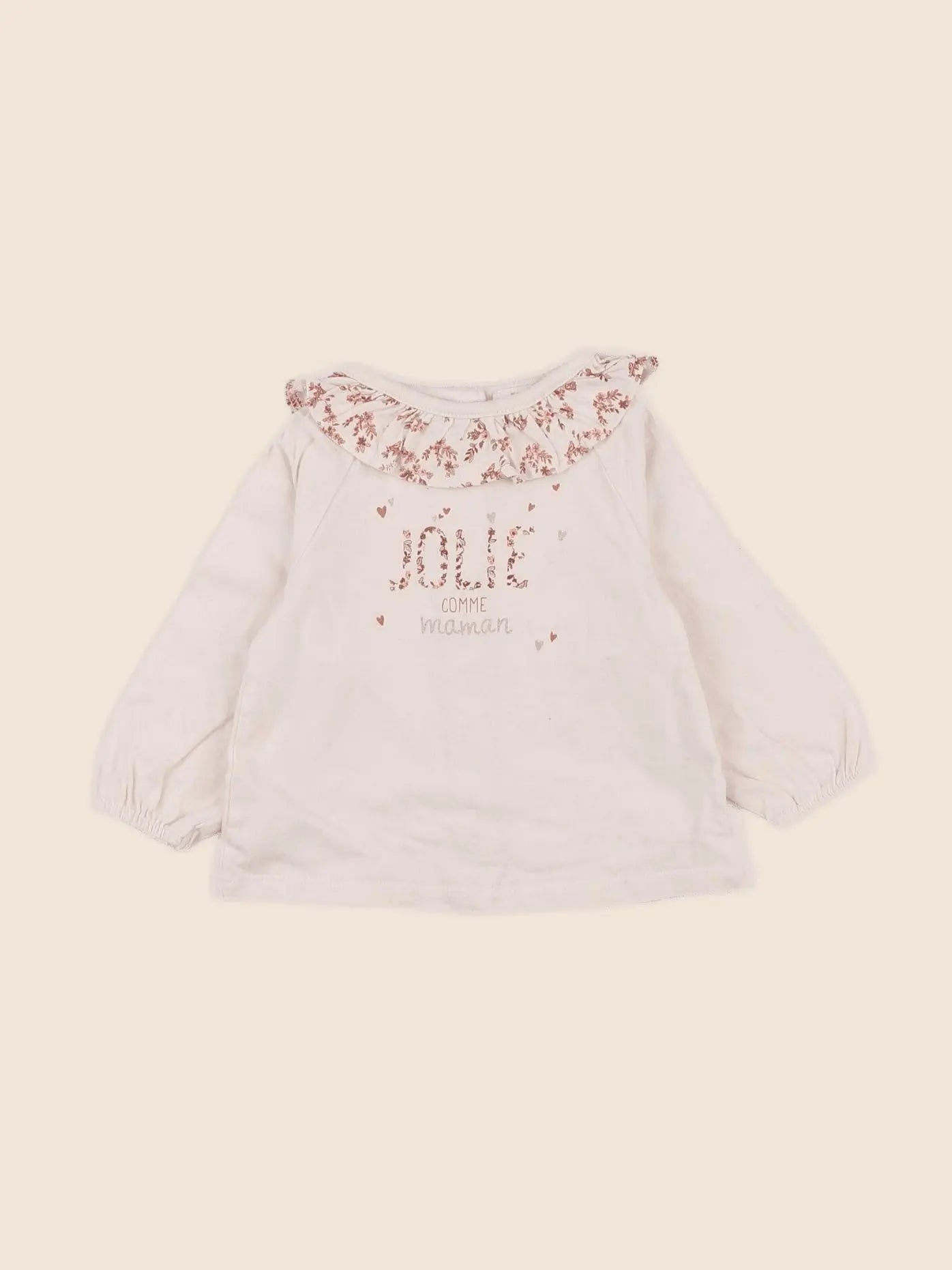 Tape à l'oeil - tee-shirt beige - 6 mois