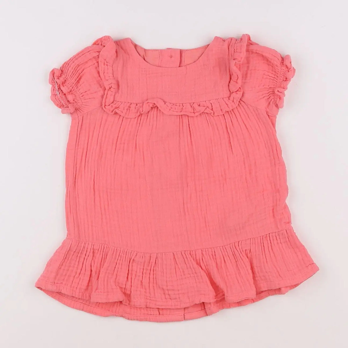 Vertbaudet - robe rose - 12 mois