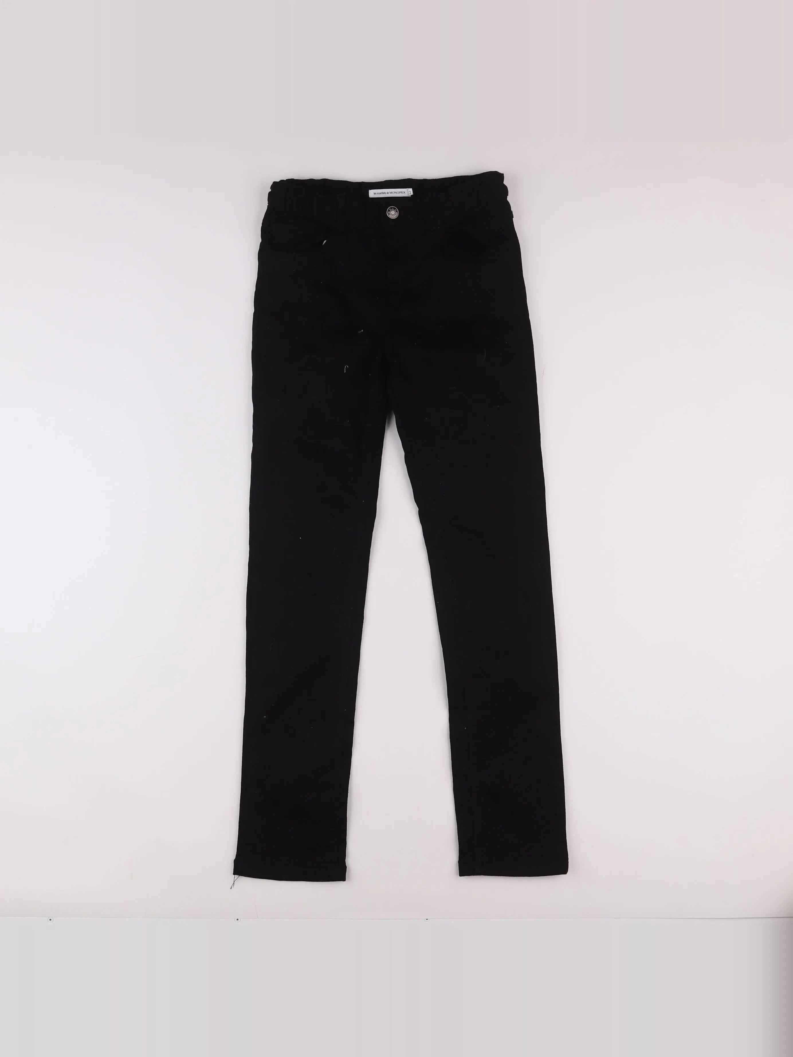 Monoprix - jean noir - 12 ans