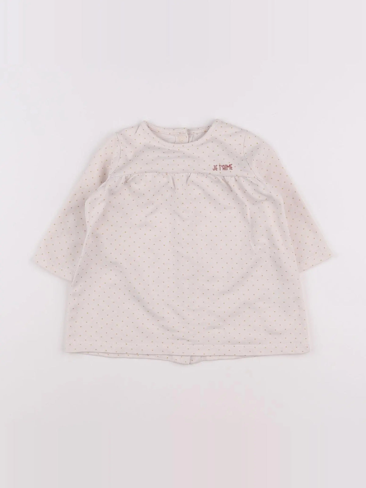 Vertbaudet - robe blanc - 12 mois