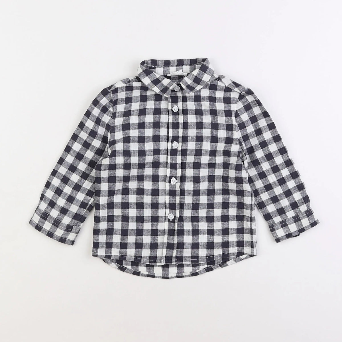 Vertbaudet - chemise noir - 2 ans