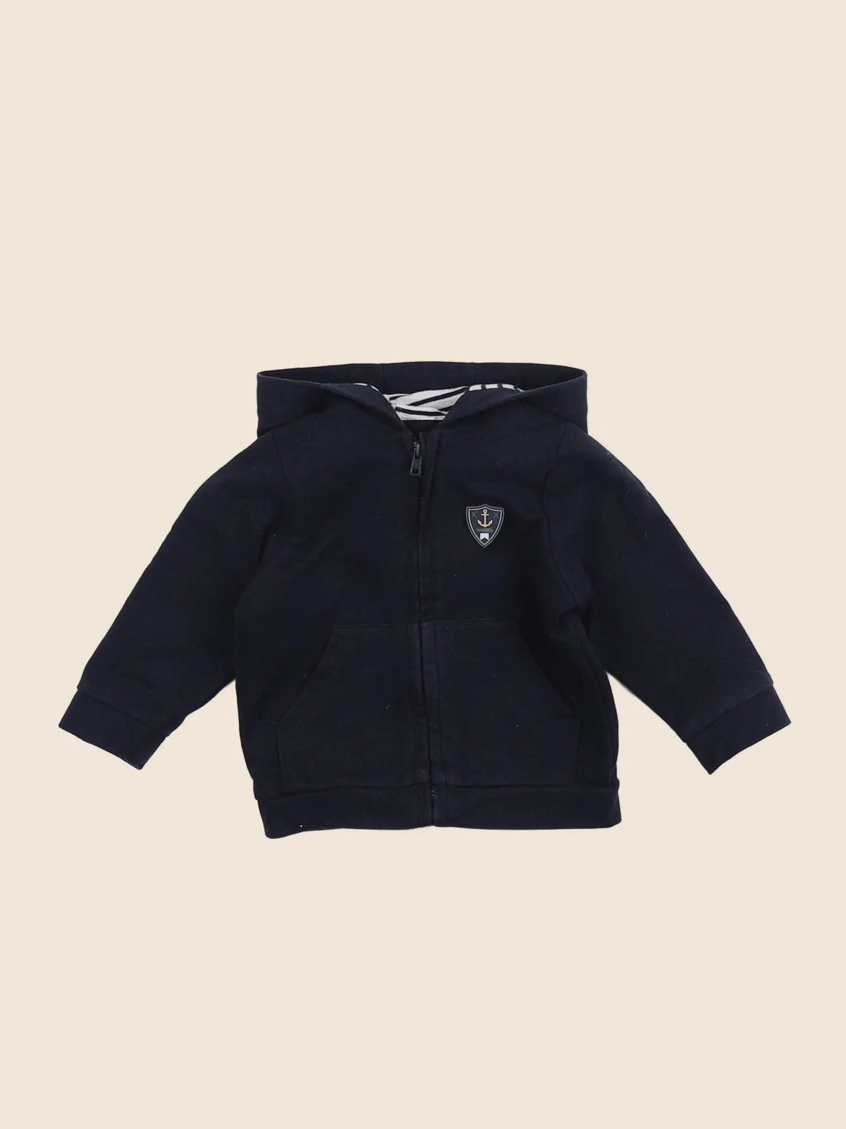 Vertbaudet - sweat bleu - 9 mois