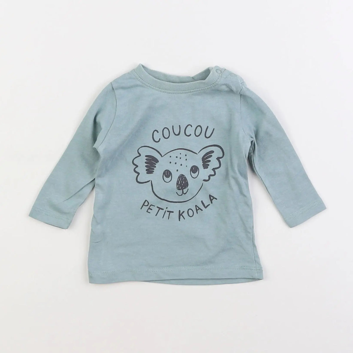 Vertbaudet - tee-shirt bleu - 3 mois