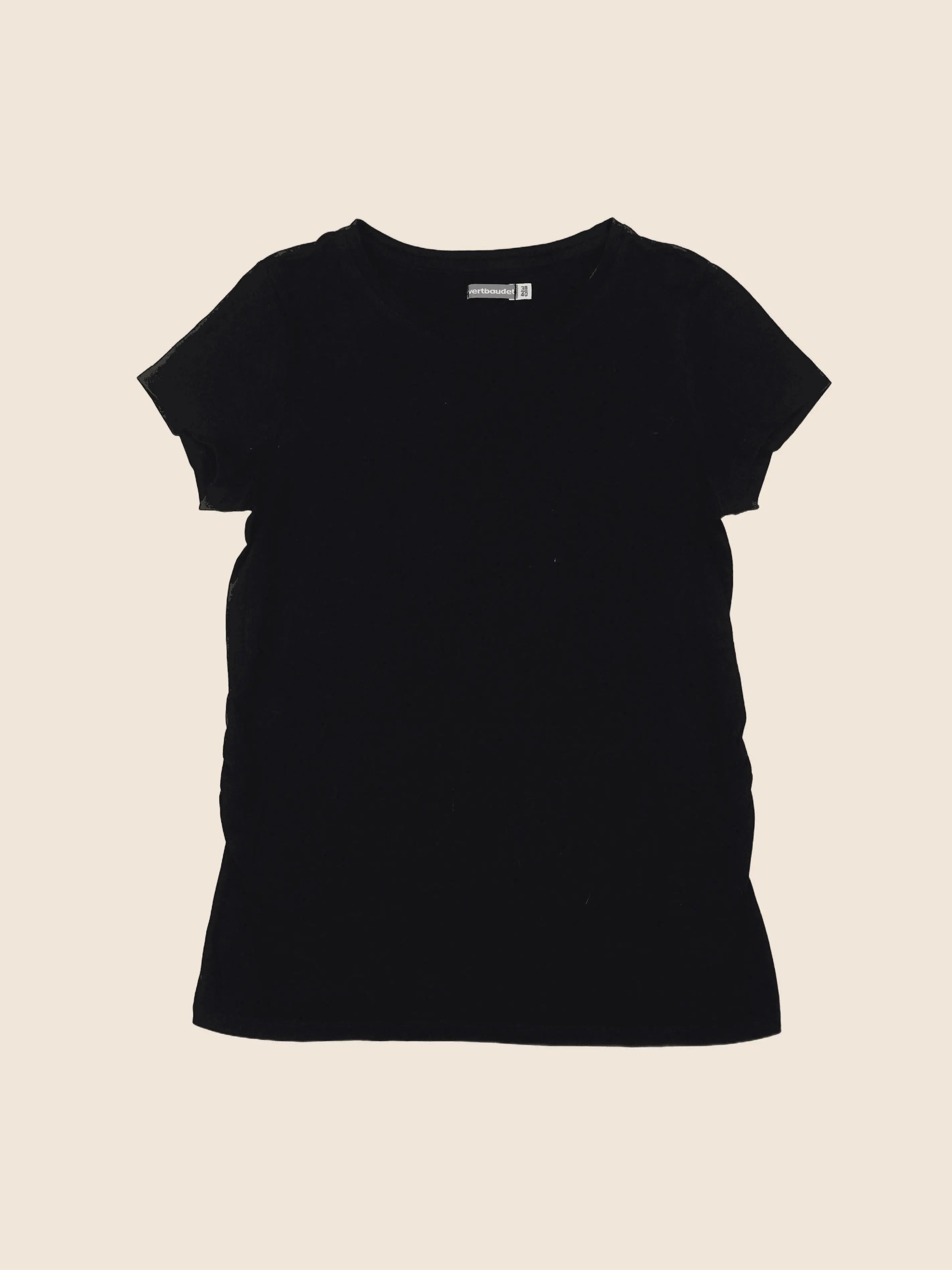 Vertbaudet - tee-shirt grossesse noir - 38 à 40