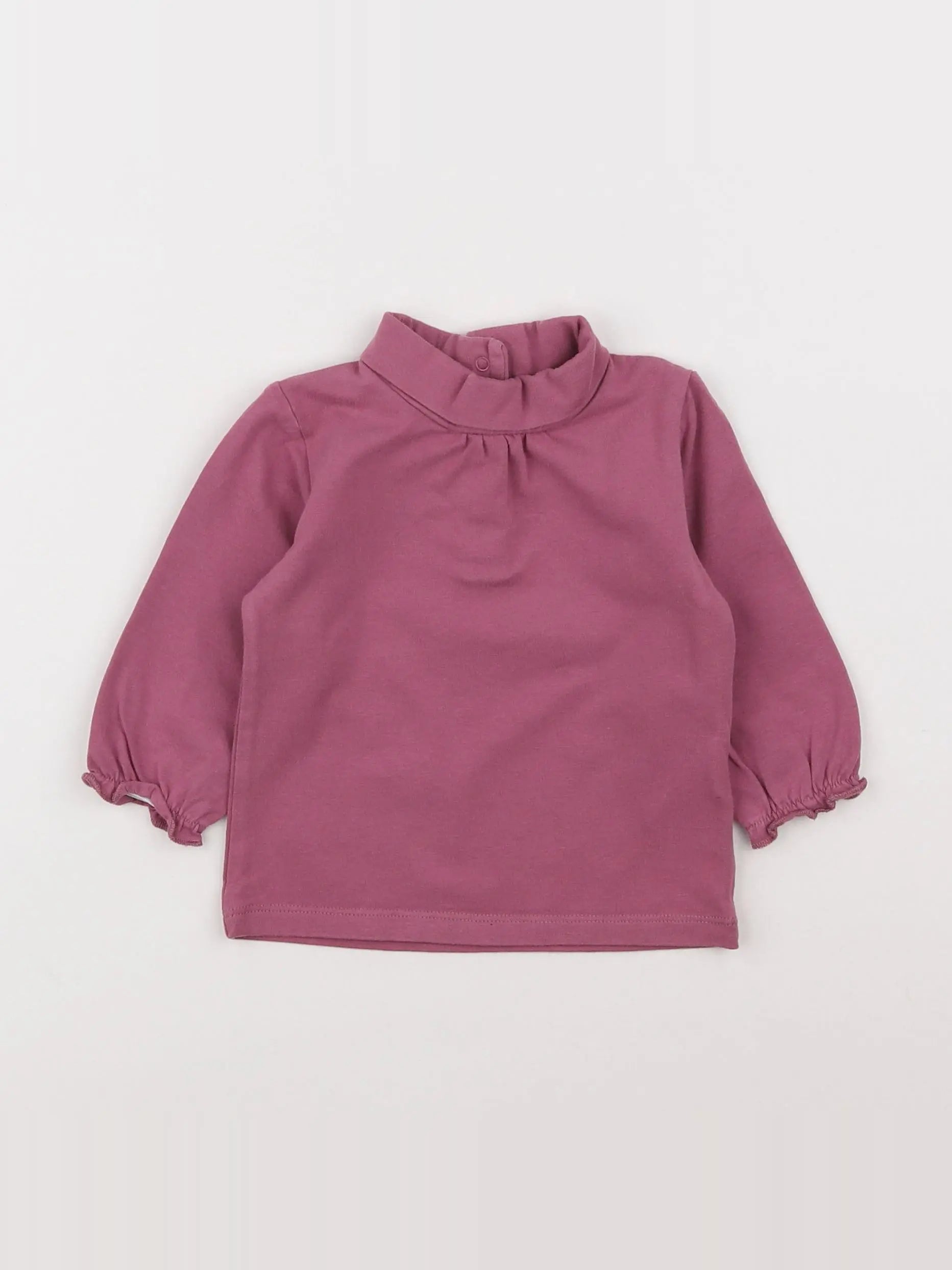 Vertbaudet - sous-pull violet - 6 mois