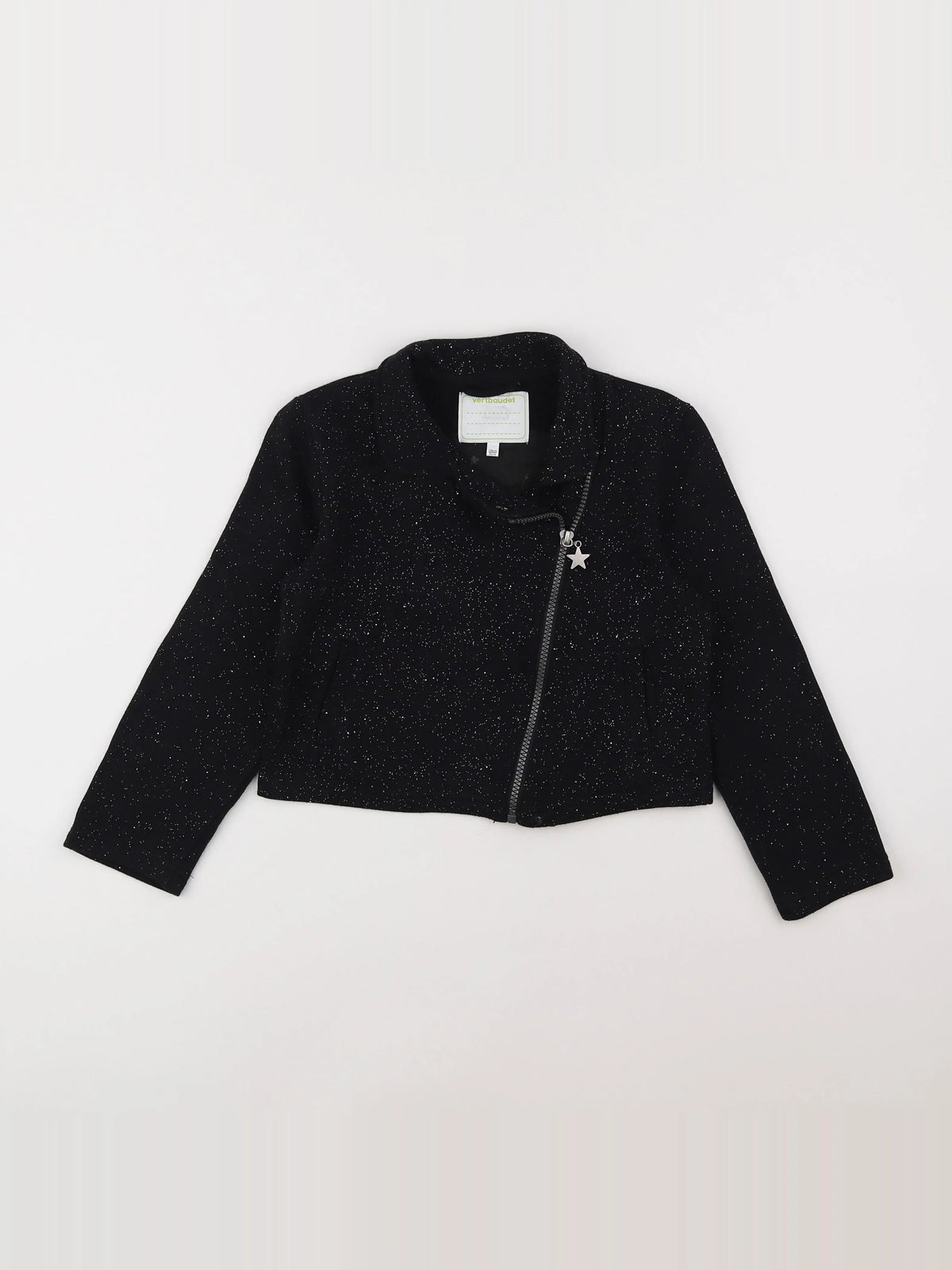 Vertbaudet - veste noir - 8 ans