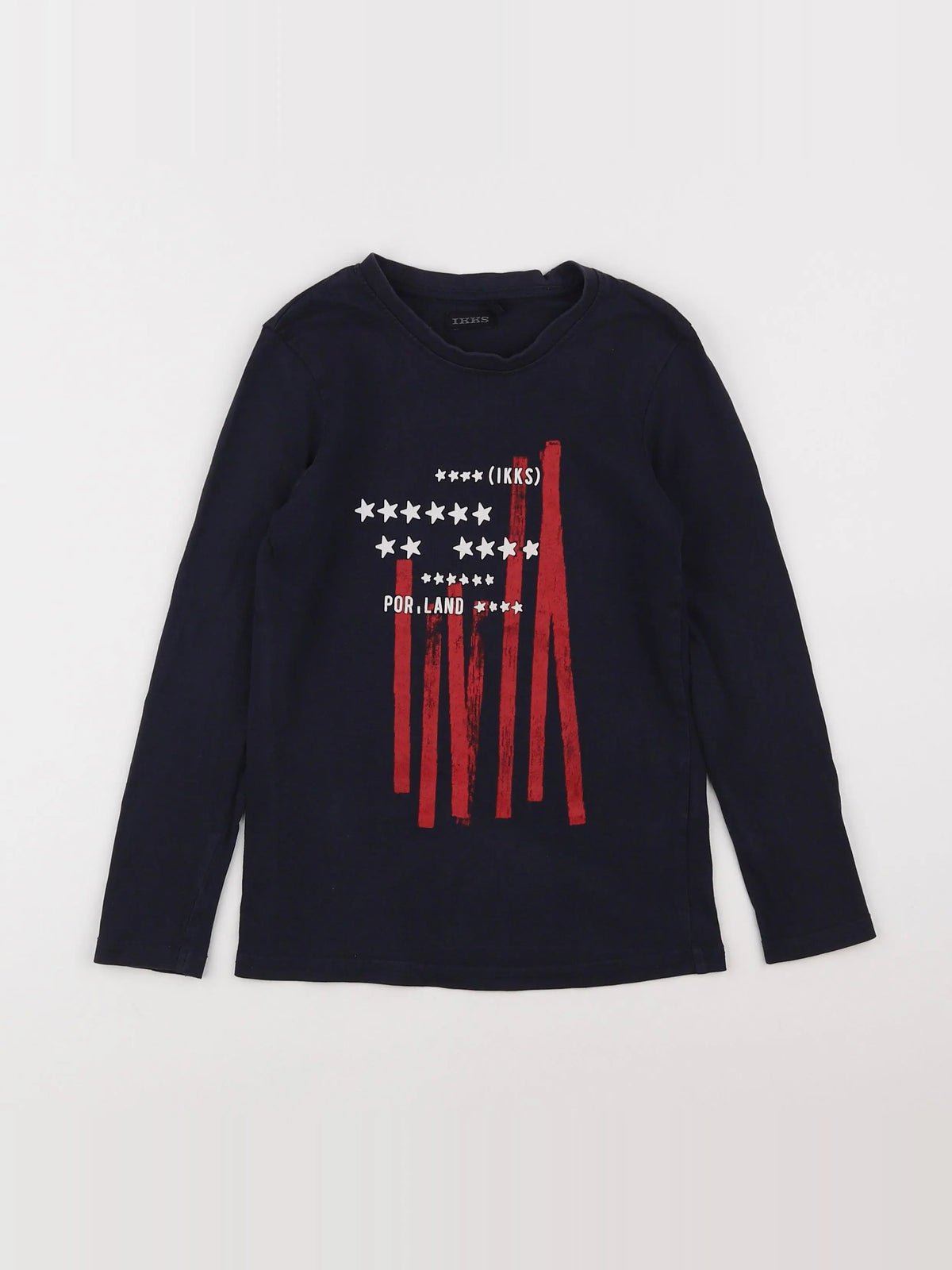 IKKS - tee-shirt bleu - 6 ans