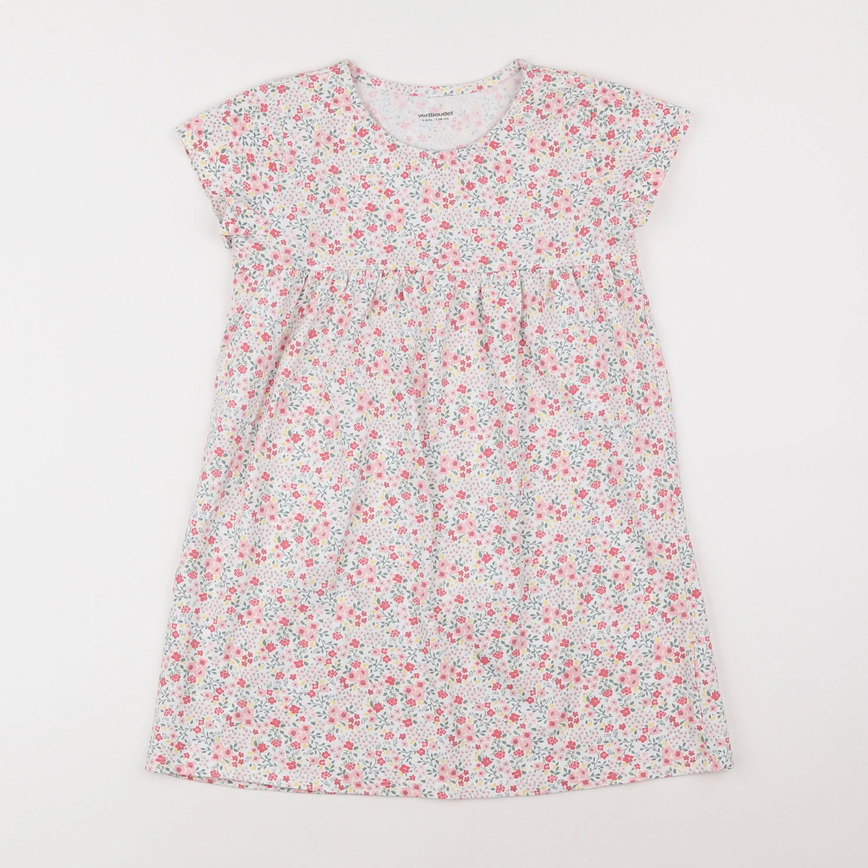 Vertbaudet - robe multicolore - 8 ans