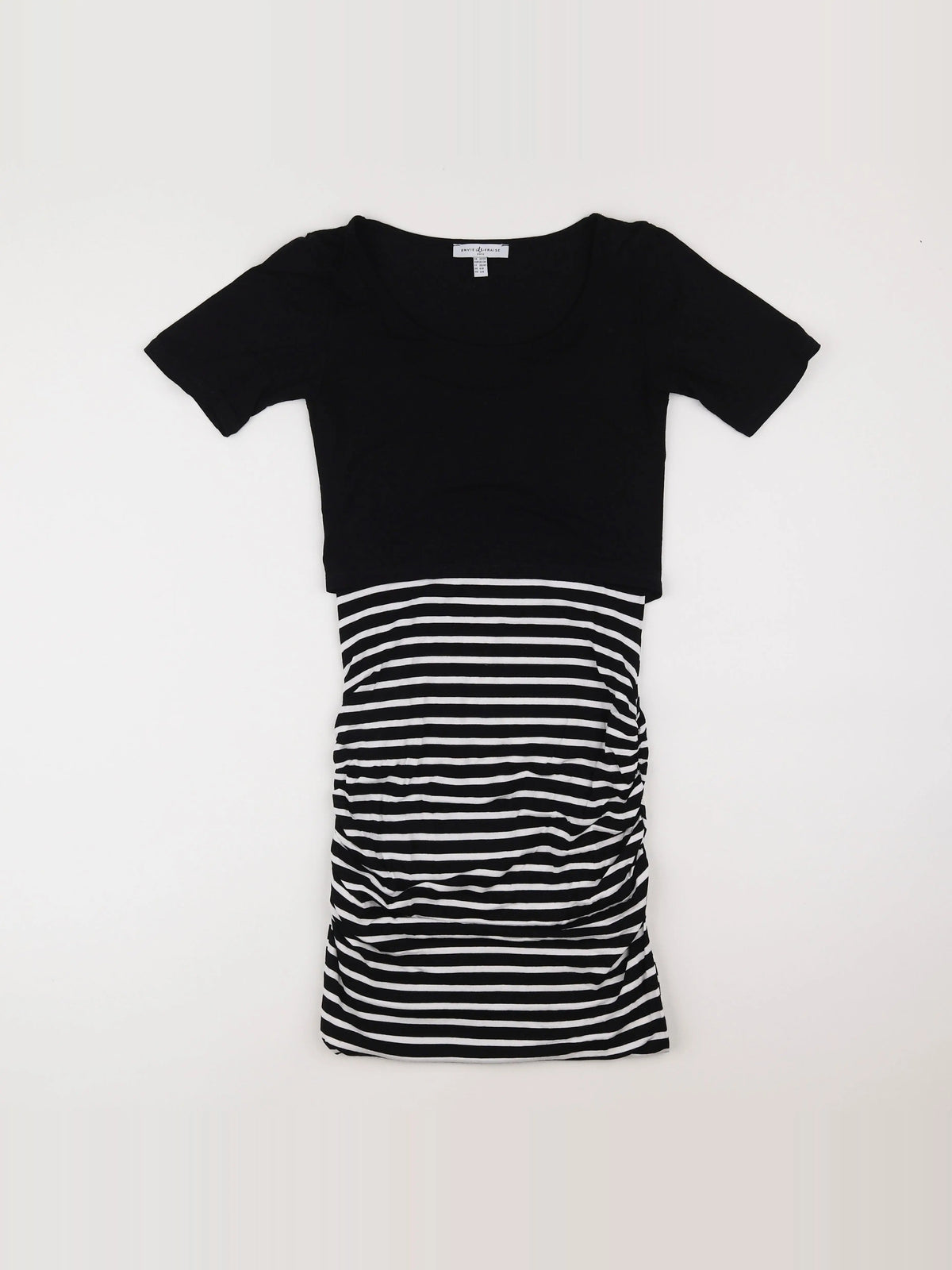 Envie de fraise - robe allaitement, grossesse noir - 34 à 36