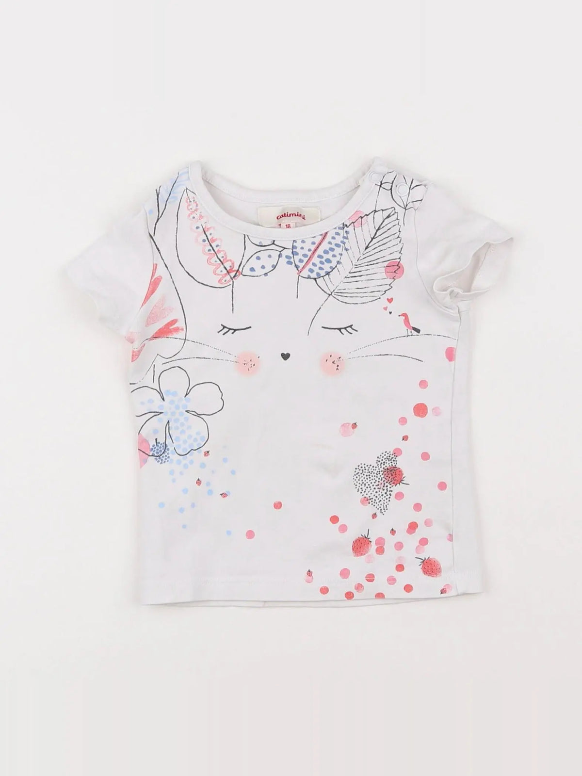 Catimini - tee-shirt multicolore - 18 mois