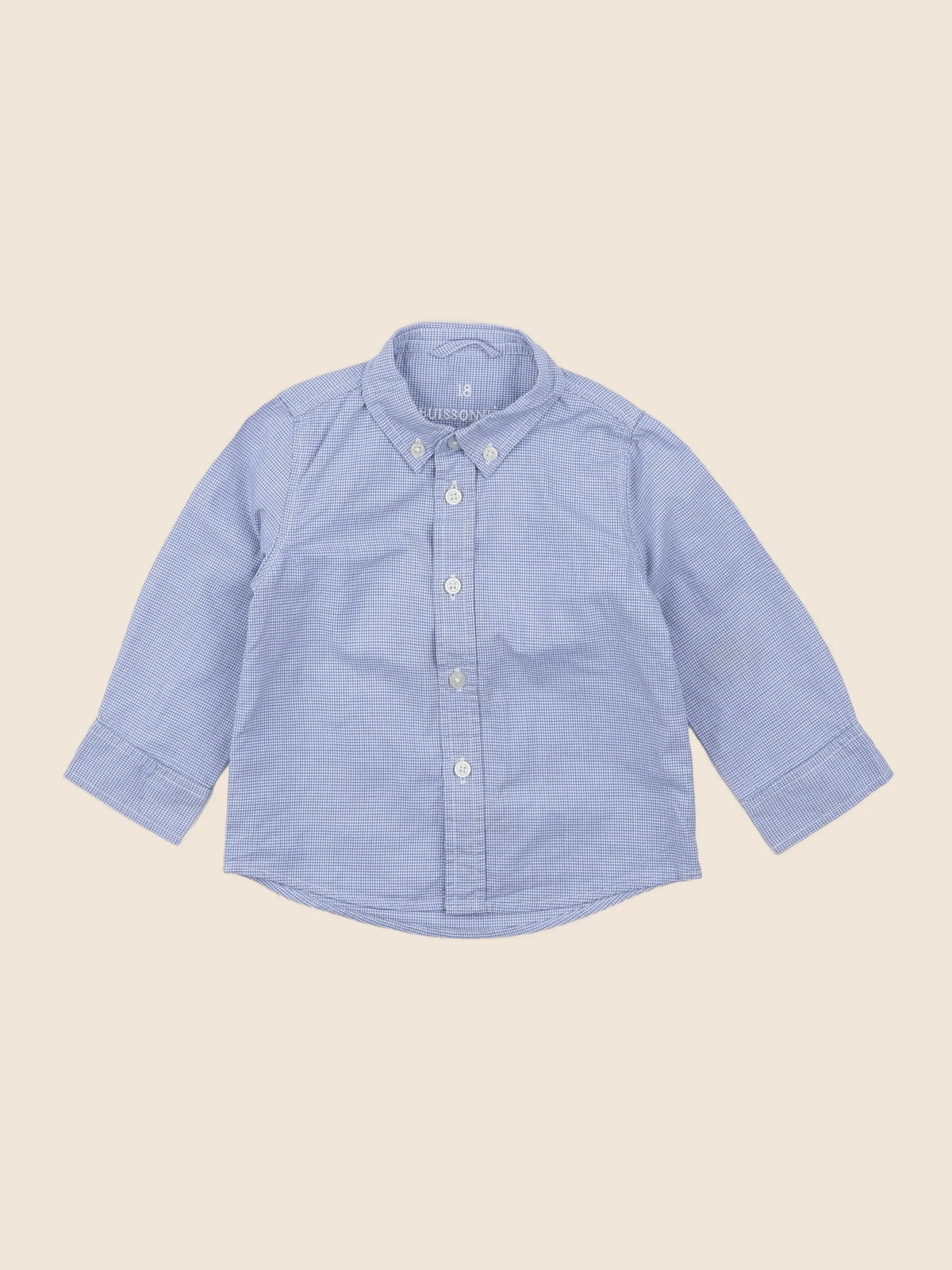 Buissonnière - chemise bleu - 18 mois