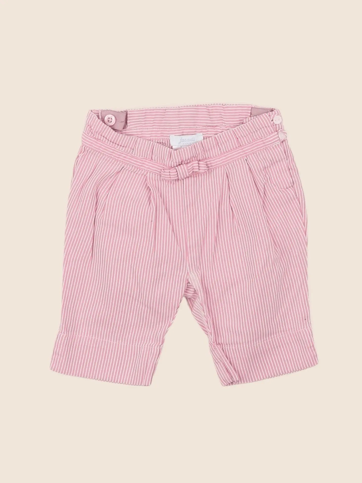 Jacadi - pantacourt rose - 6 mois