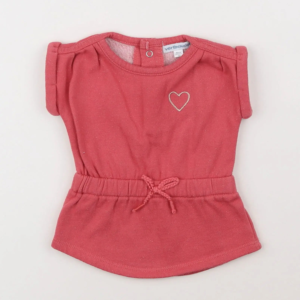 Vertbaudet - robe rose - 3 mois