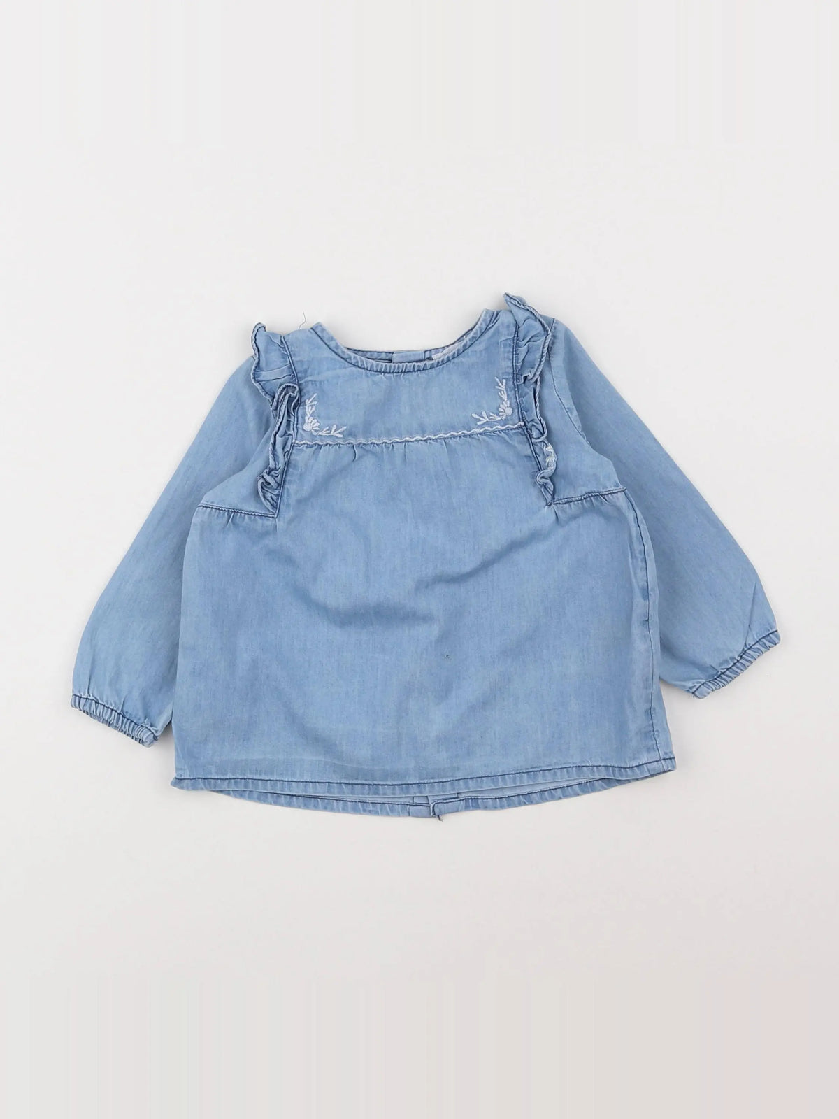Boutchou - blouse bleu - 18 mois