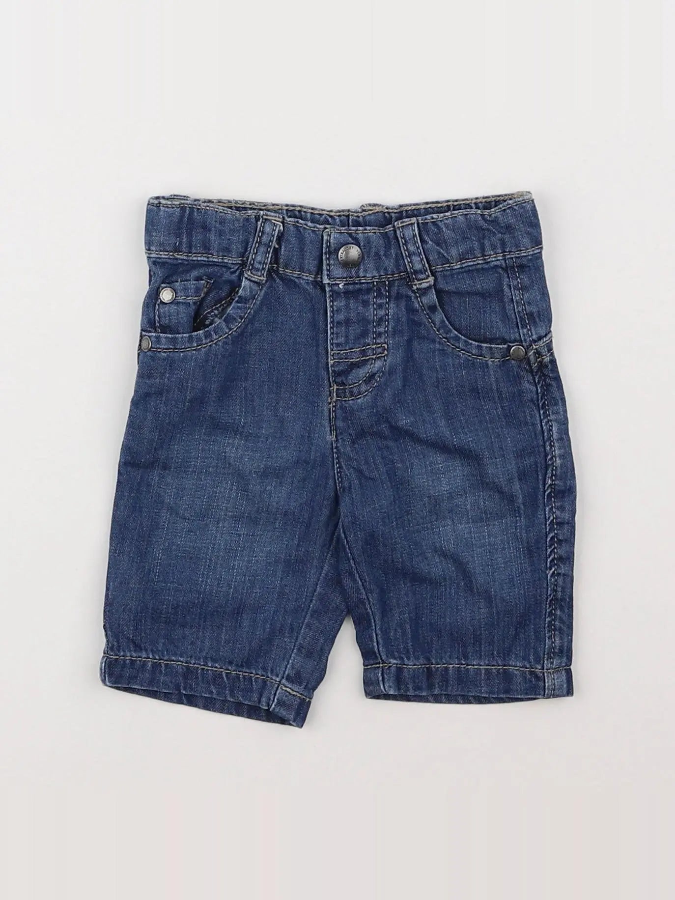 Vertbaudet - short bleu - 3 mois