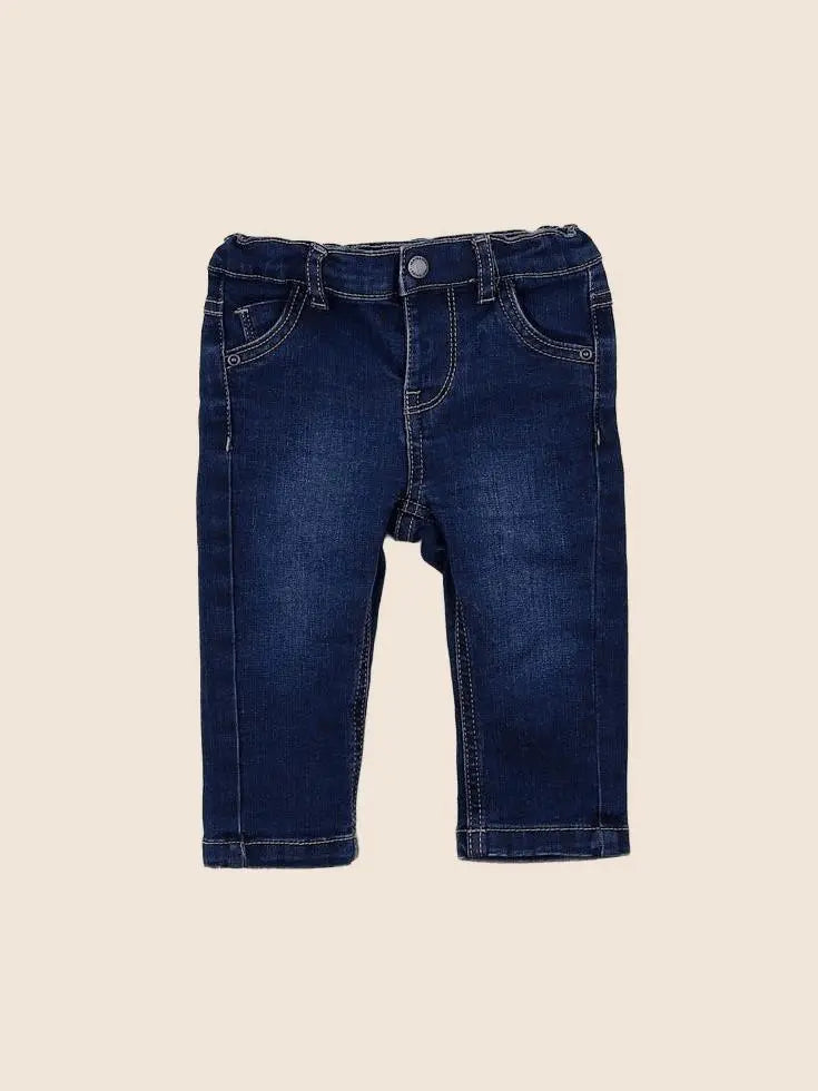 Vertbaudet - jean bleu - 9 mois