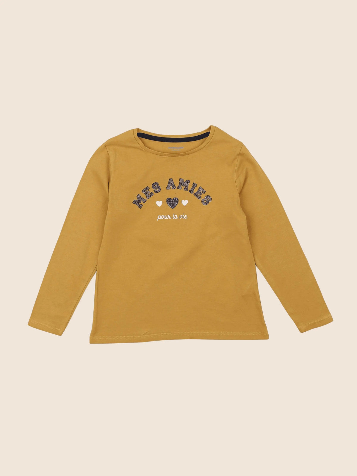Vertbaudet - tee-shirt jaune - 5 ans