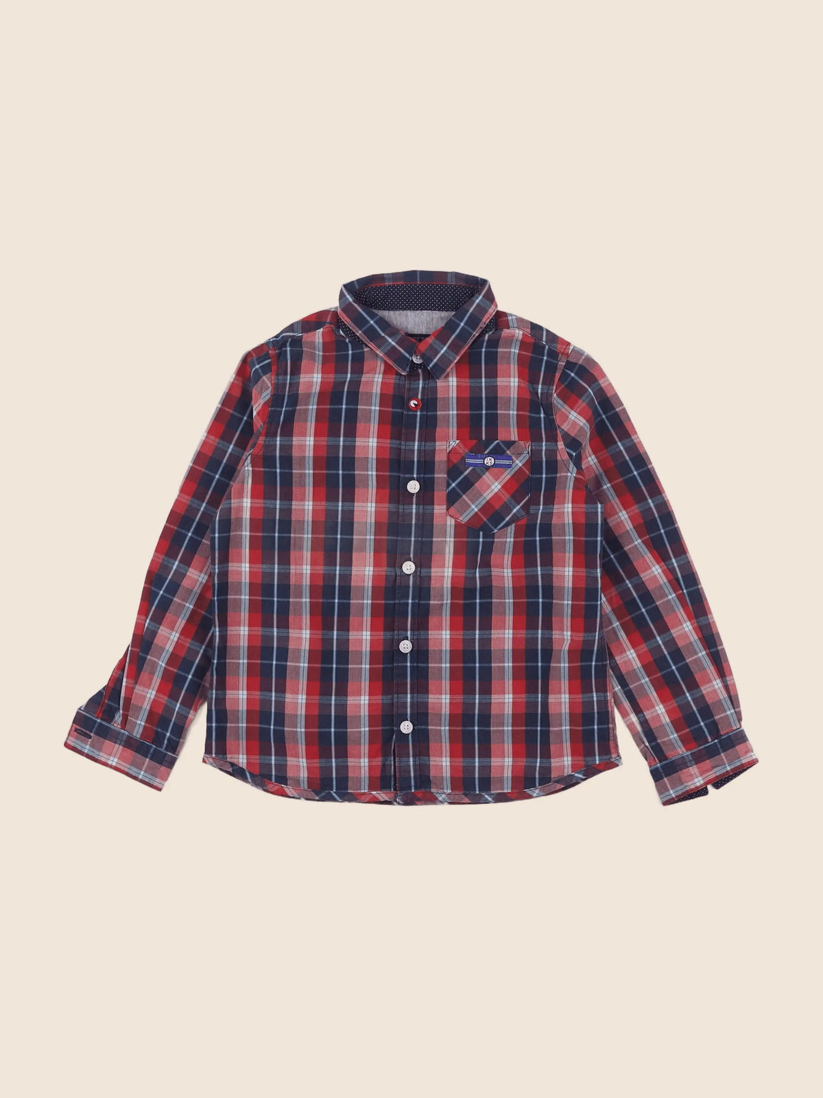 IKKS - chemise bleu - 4 ans