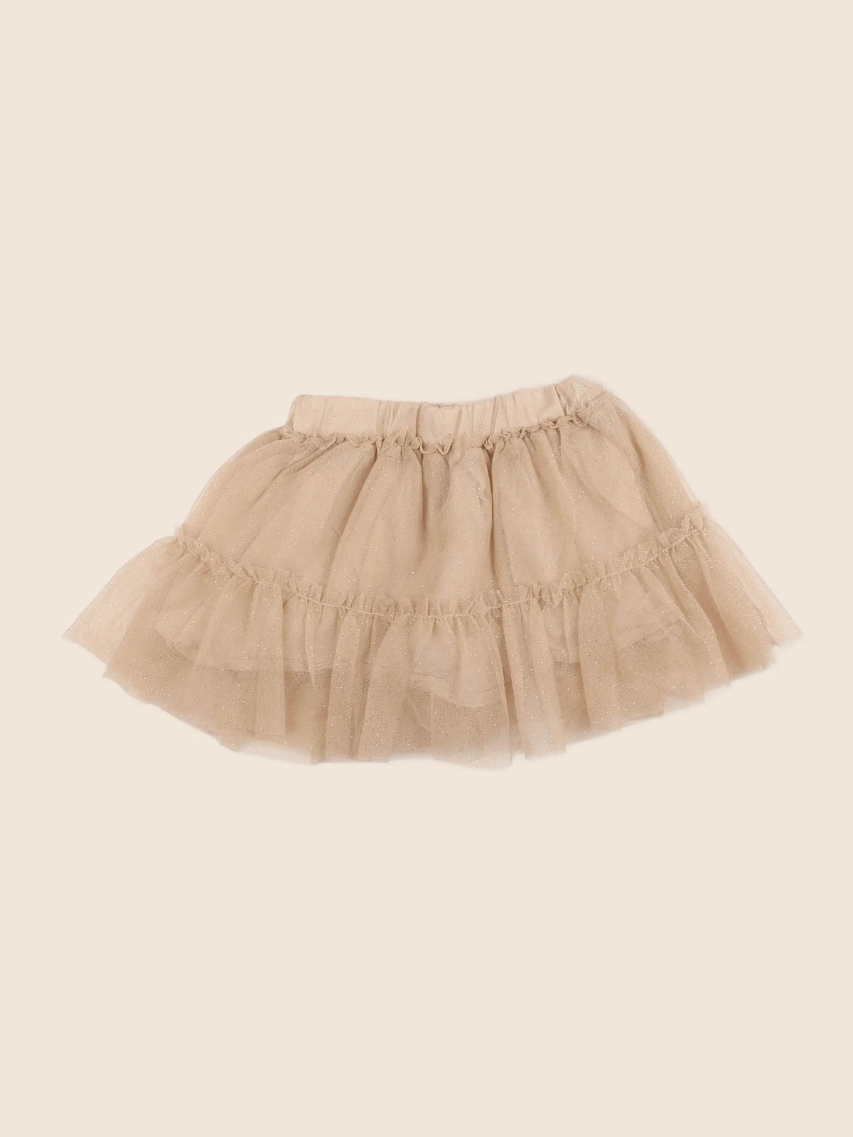 Vertbaudet - jupe beige - 2 ans