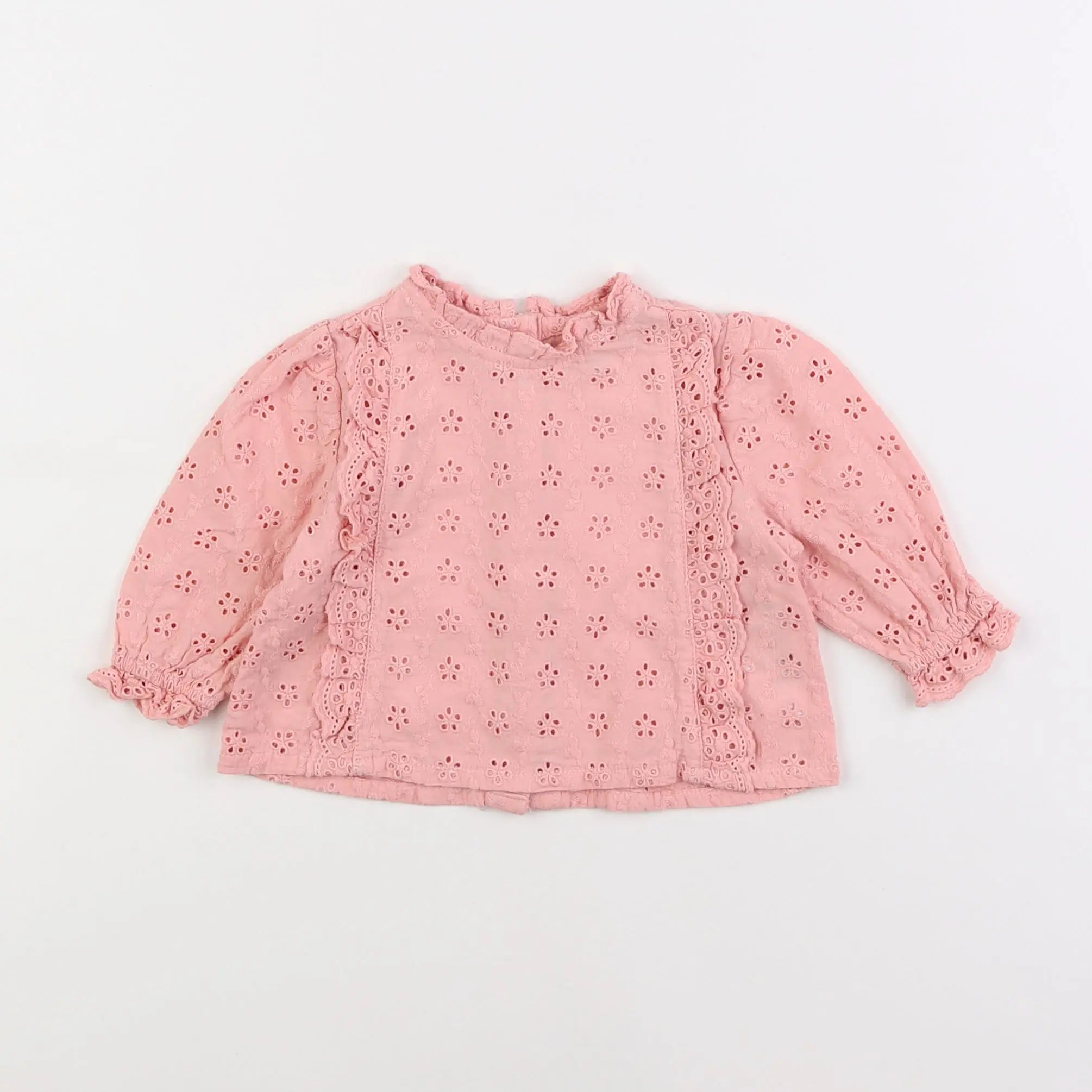 Vertbaudet - blouse rose - 6 mois