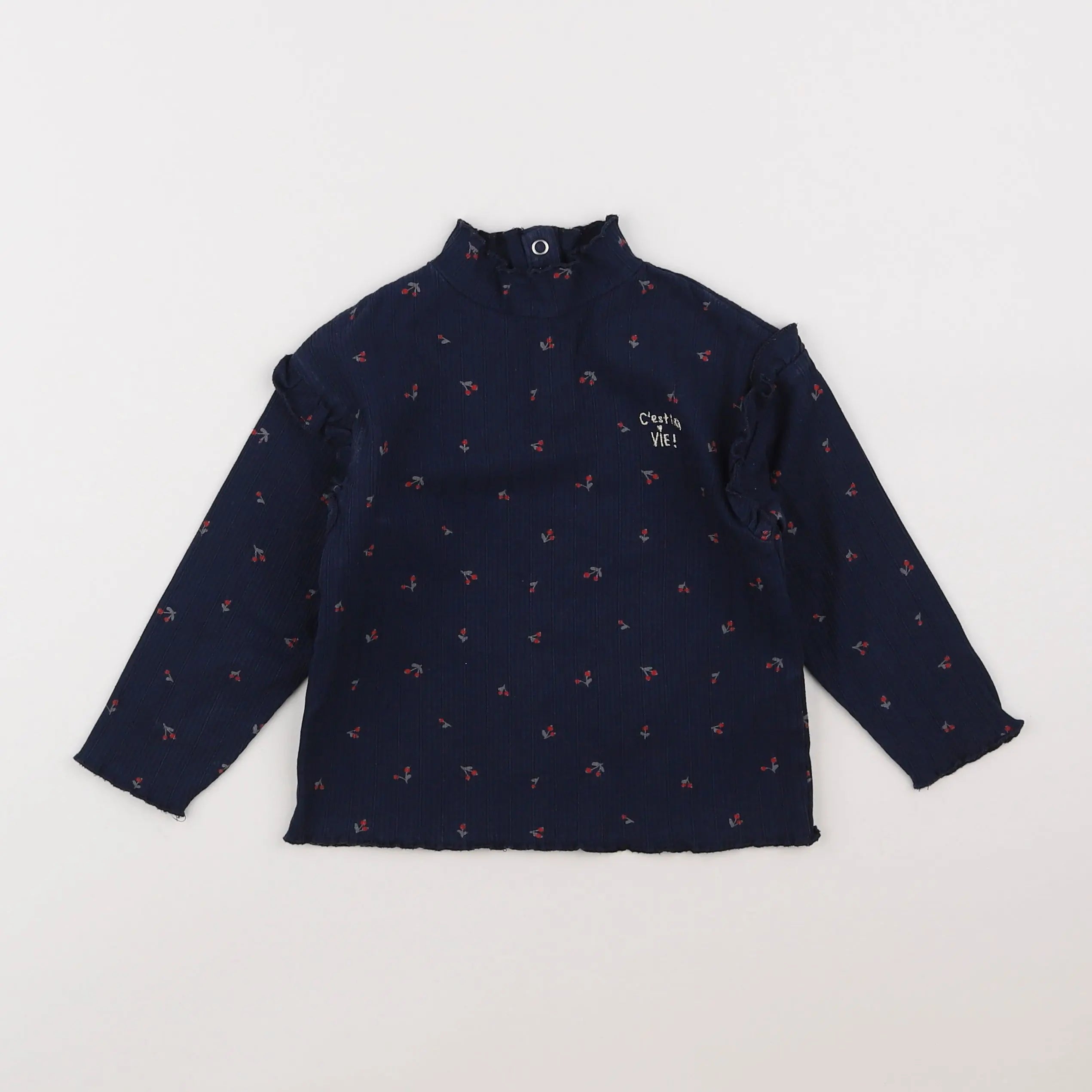 Vertbaudet - tee-shirt bleu - 3 ans