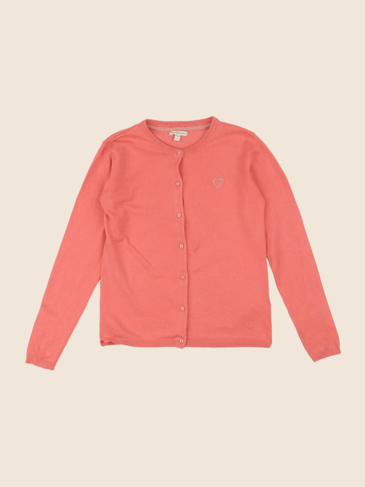 Vertbaudet - gilet rose - 12 ans